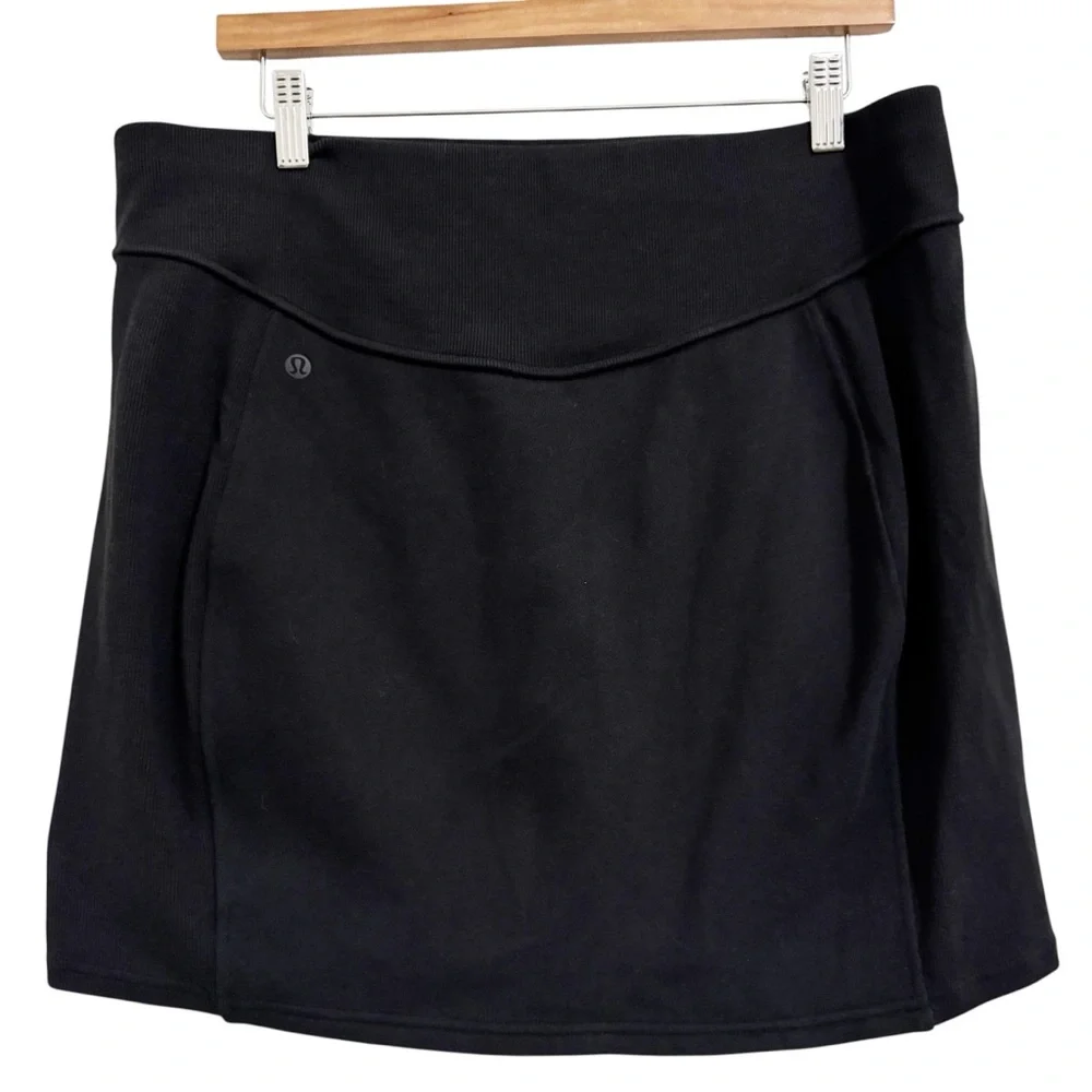 lululemon athletica Black Mini Skirt